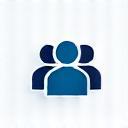 Icon representing a target audience or community.